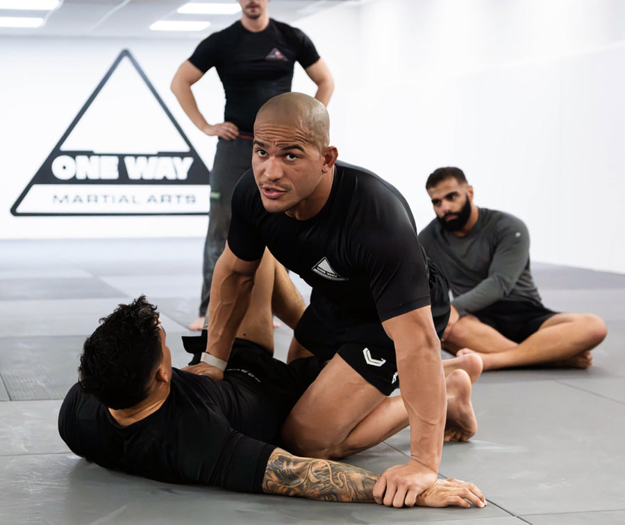 Mahamed Aly coaching BJJ at One Way Martial Arts Alexandria VA