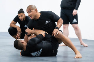 Mahamed Aly coaching a Brazilian Jiu-Jitsu class at One Way Martial Arts in Alexandria, VA