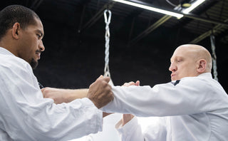 Coach teaching a BJJ student at One Way Martial Arts in Alexandria, VA