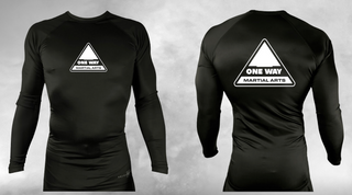 One Way Martial Arts Long Sleeve Rash Guard (Kids)