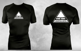 One Way Martial Arts Short Sleeve Rash Guard (Kids)