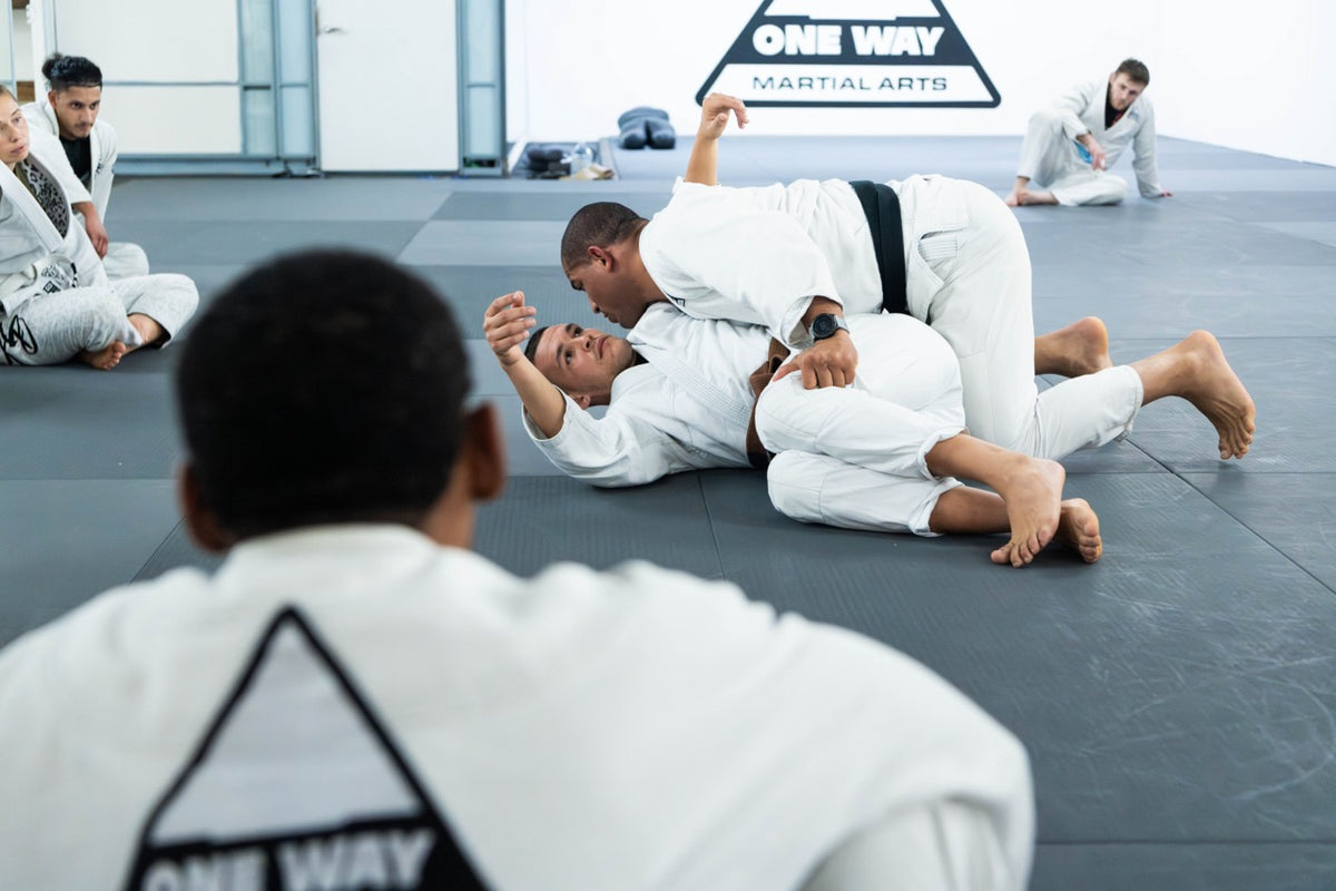 Students training Brazilian Jiu-Jitsu at One Way Martial Arts Alexandria VA